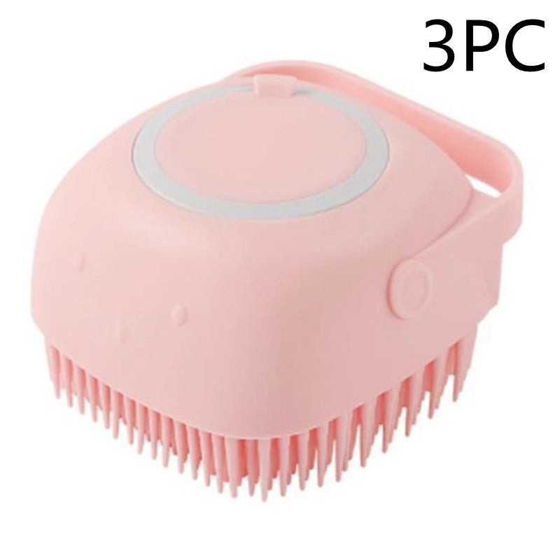 Silicone Dog Bath Massage Gloves Brush - Lucky 22 Products 