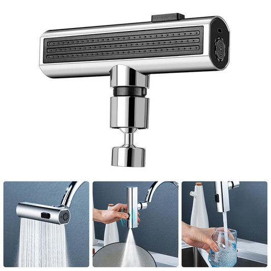 Kitchen Faucet Waterfall Outlet Splash Proof Universal Rotating Bubbler Multifunctional Water Nozzle Extension Kitchen Gadgets - Lucky 22 Products 