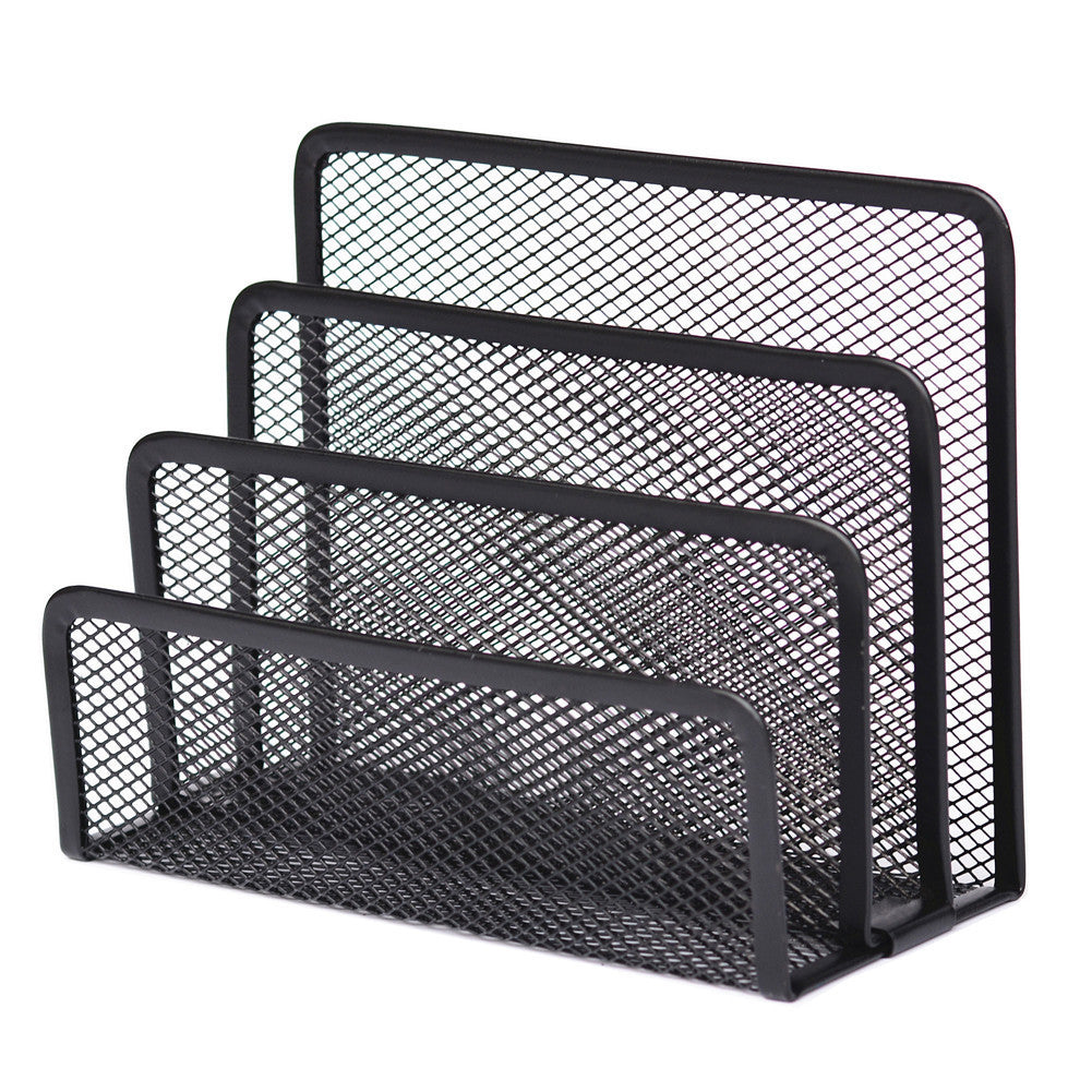 Book Shelves Desk-Organizer Office Mesh Home Metal 1pcs - Lucky 22 Products 