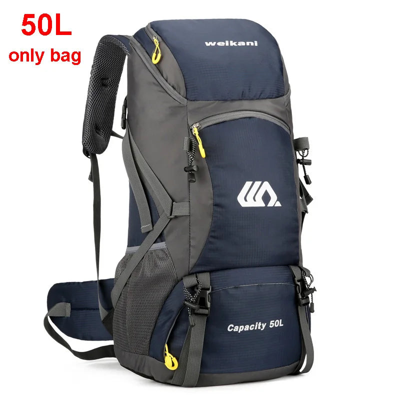 50L Travel Backpack Camping Men Large Hiking Bag 