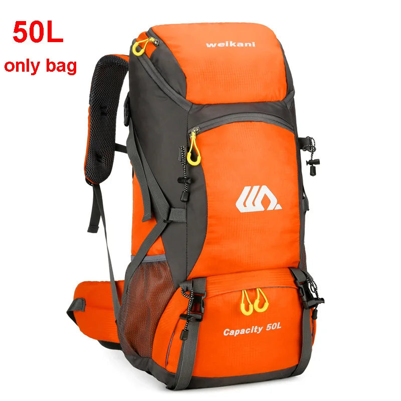 50L Travel Backpack Camping Men Large Hiking Bag 