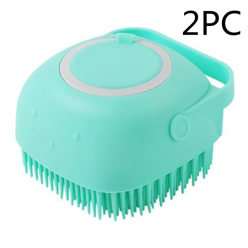 Silicone Dog Bath Massage Gloves Brush - Lucky 22 Products 