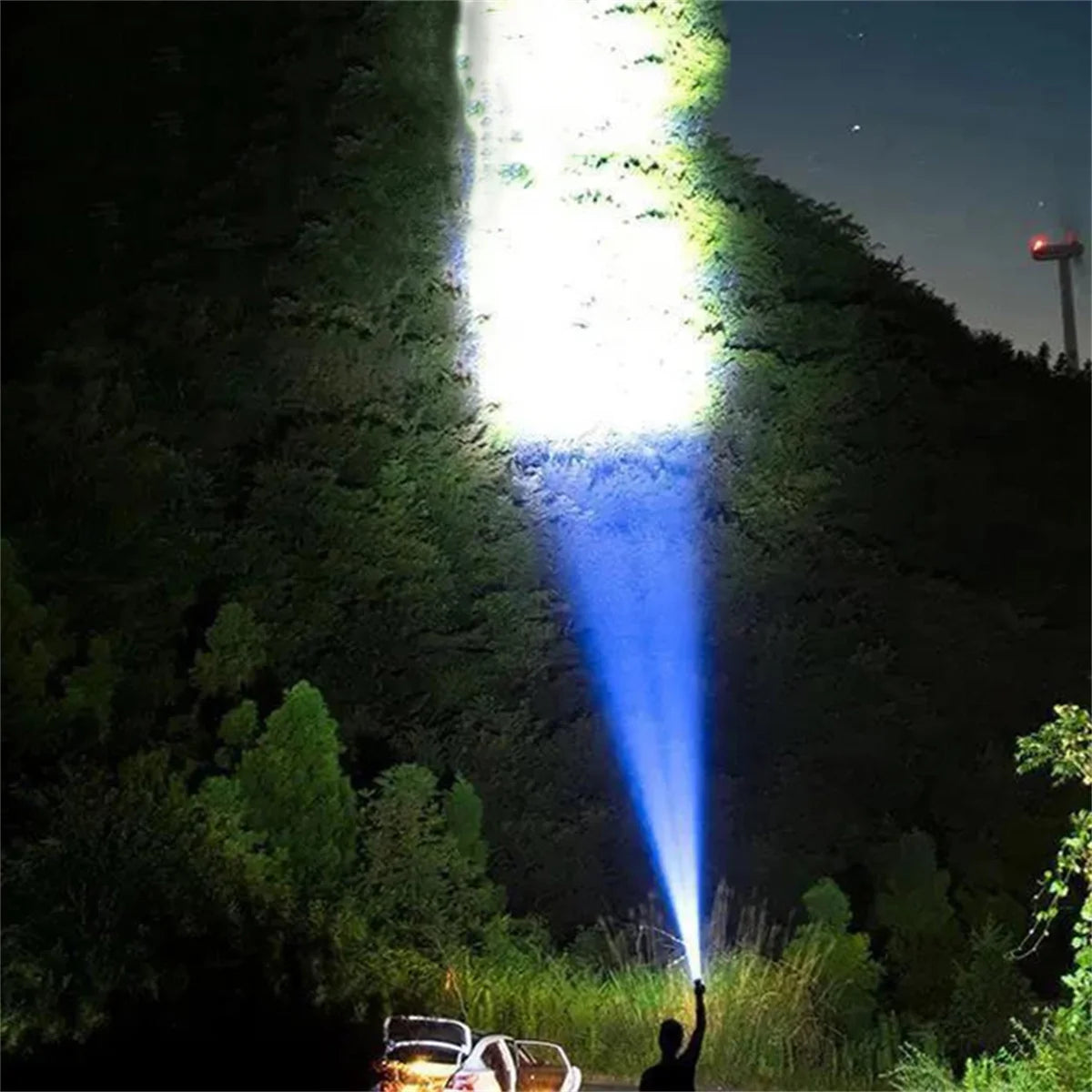 10000 LM LED Flashlights, Powerful Handheld Tactical Flashlight 