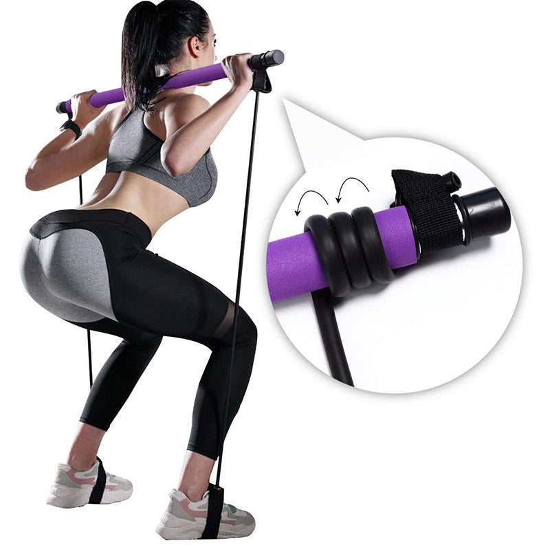 Fitness Yoga Pilates Bar Portable Gym - Lucky 22 Products 