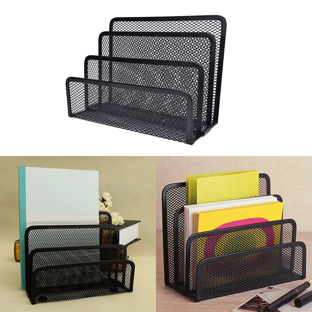 Book Shelves Desk-Organizer Office Mesh Home Metal 1pcs - Lucky 22 Products 