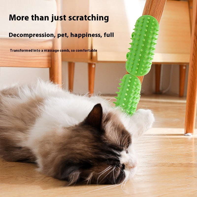 Pets Cat Hair Removal Massage Comb Cats Scratching Rubbing - Lucky 22 Products 