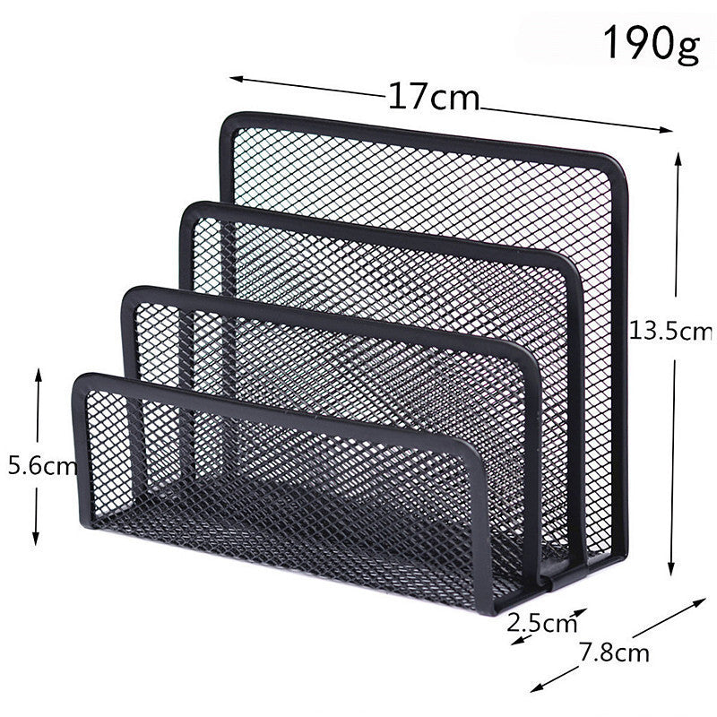 Book Shelves Desk-Organizer Office Mesh Home Metal 1pcs - Lucky 22 Products 