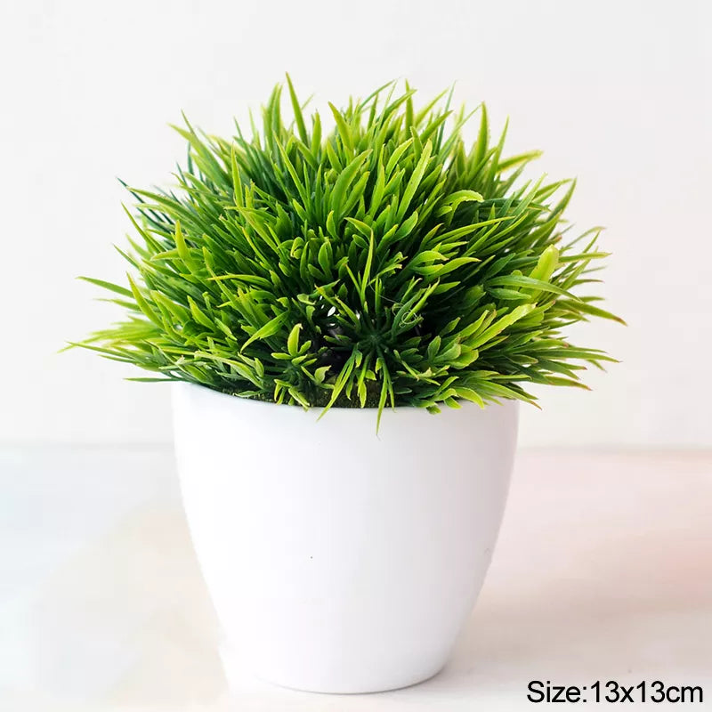 Artificial Plants, Small Tree Pot For Home Room Table Decoration - Lucky 22 Products 