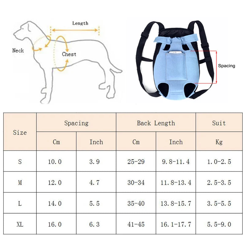 Denim Pet Dog Backpack Outdoor Travel Dog Cat Carrier Bag for Small Dogs Puppy Kedi Carring Bags Pets Products Trasportino Cane - Lucky 22 Products 