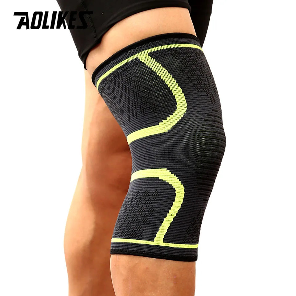 Fitness Running Cycling Knee Support Braces Elastic Nylon Sport Compression Knee Pad Sleeve for Basketball - 1PCS - Lucky 22 Products 