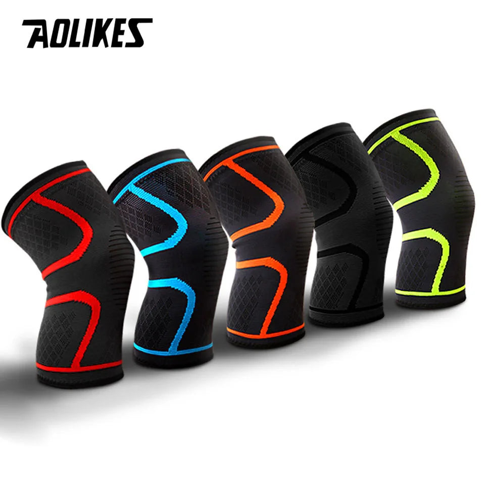 Fitness Running Cycling Knee Support Braces Elastic Nylon Sport Compression Knee Pad Sleeve for Basketball - 1PCS - Lucky 22 Products 