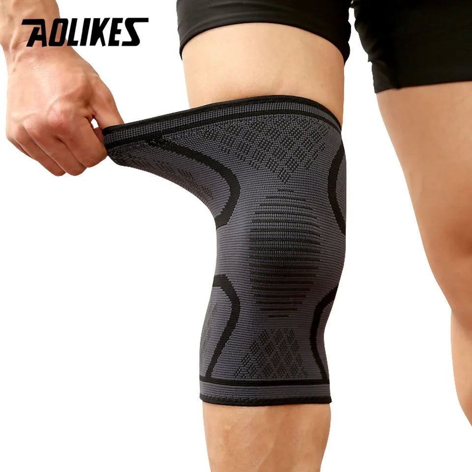 Fitness Running Cycling Knee Support Braces Elastic Nylon Sport Compression Knee Pad Sleeve for Basketball - 1PCS - Lucky 22 Products 