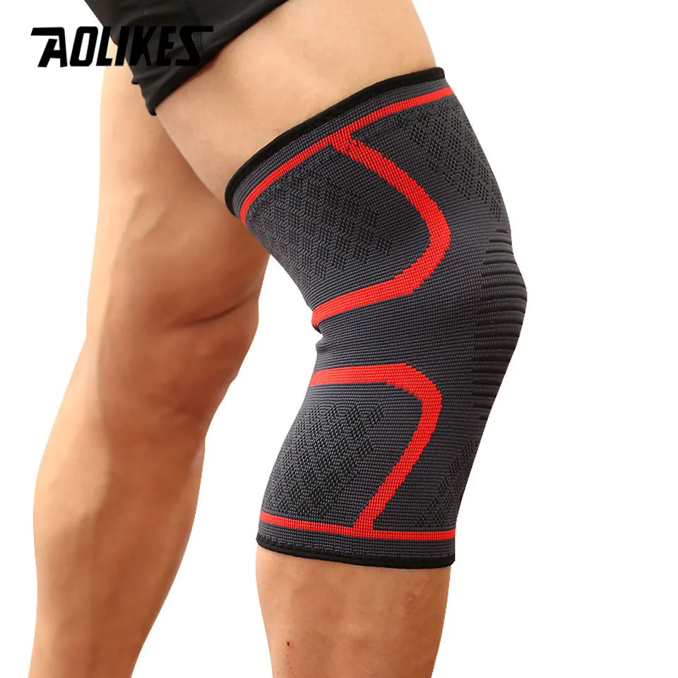 Fitness Running Cycling Knee Support Braces Elastic Nylon Sport Compression Knee Pad Sleeve for Basketball - 1PCS - Lucky 22 Products 