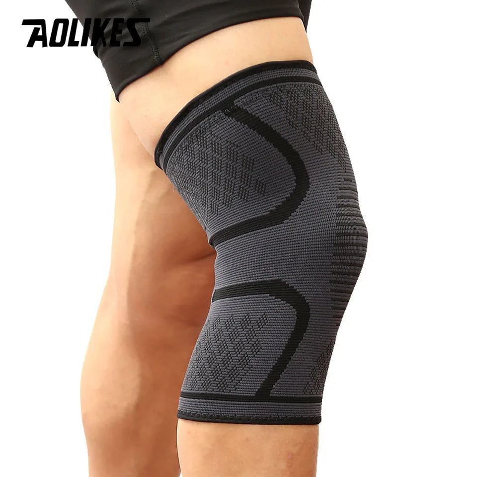 Fitness Running Cycling Knee Support Braces Elastic Nylon Sport Compression Knee Pad Sleeve for Basketball - 1PCS - Lucky 22 Products 