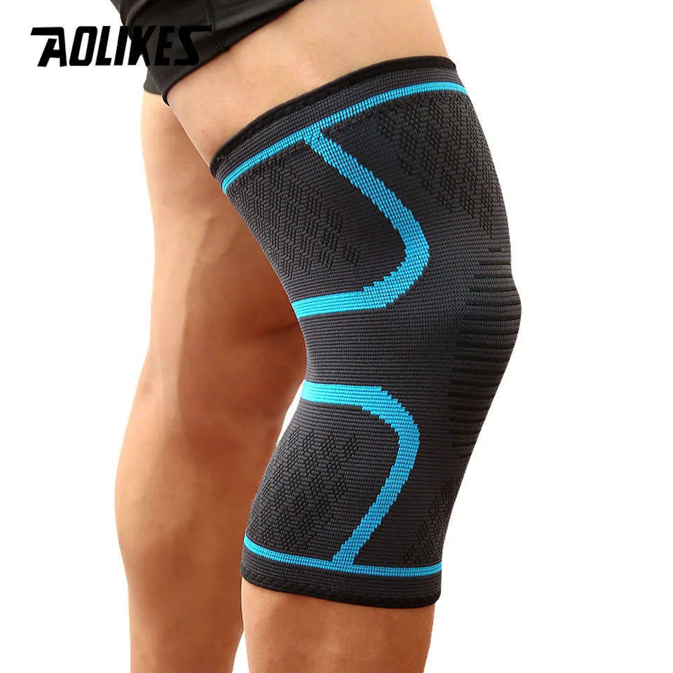 Fitness Running Cycling Knee Support Braces Elastic Nylon Sport Compression Knee Pad Sleeve for Basketball - 1PCS - Lucky 22 Products 