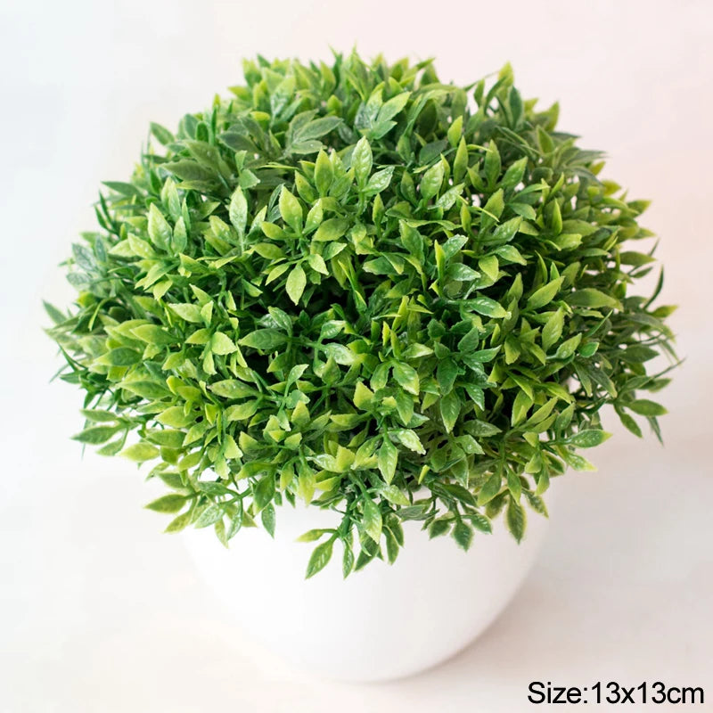 Artificial Plants, Small Tree Pot For Home Room Table Decoration - Lucky 22 Products 