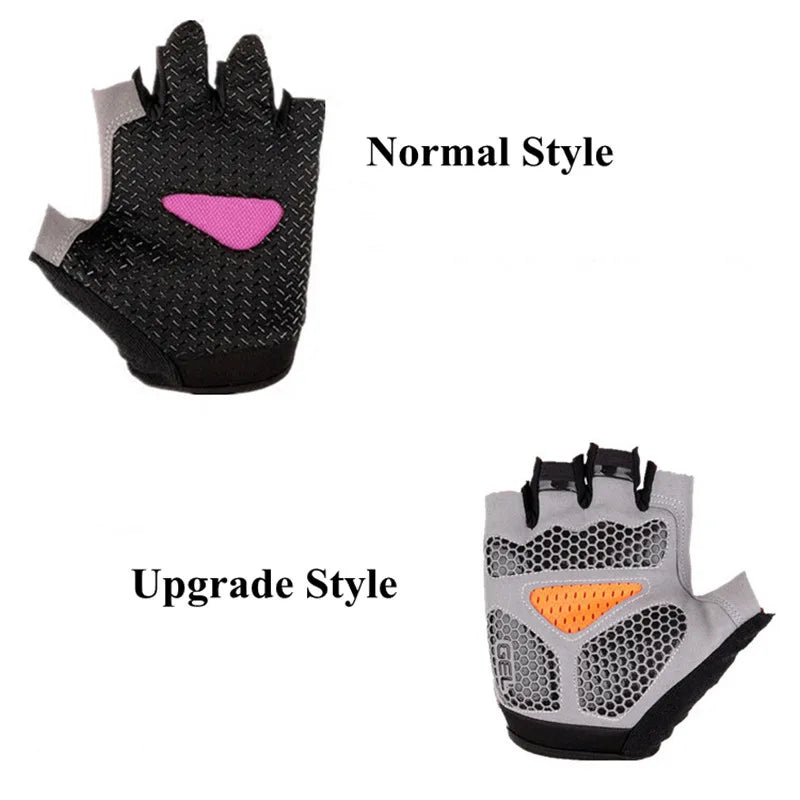 Men Cycling Bicycle Gloves Half Finger - Lucky 22 Products 