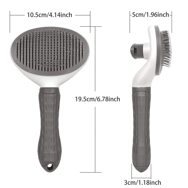 Pet Dog Brush Cat Comb Self Cleaning Pet Hair Remover Brush For Dogs Cats Grooming Tools Pets Dematting Comb Dogs Accessories - Lucky 22 Products 