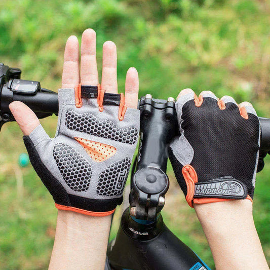 Men Cycling Bicycle Gloves Half Finger - Lucky 22 Products 