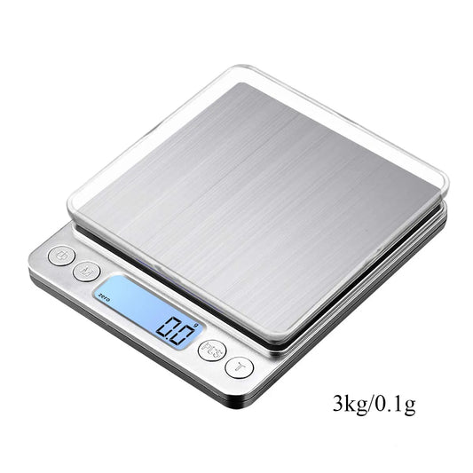 Digital Kitchen Scale 3000g/ 0.1g Small Jewelry Scale Food Scales Digital Weight Gram and Oz Digital Gram Scale with LCD/ Tare - Lucky 22 Products 