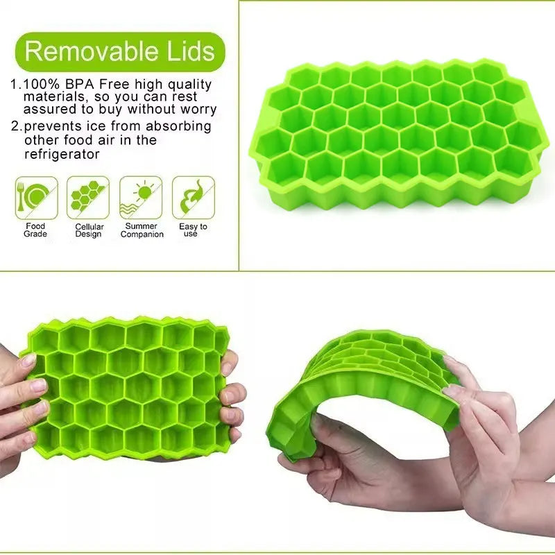 37 Lattice Cube Tray Maker Without Lid - Lucky 22 Products 