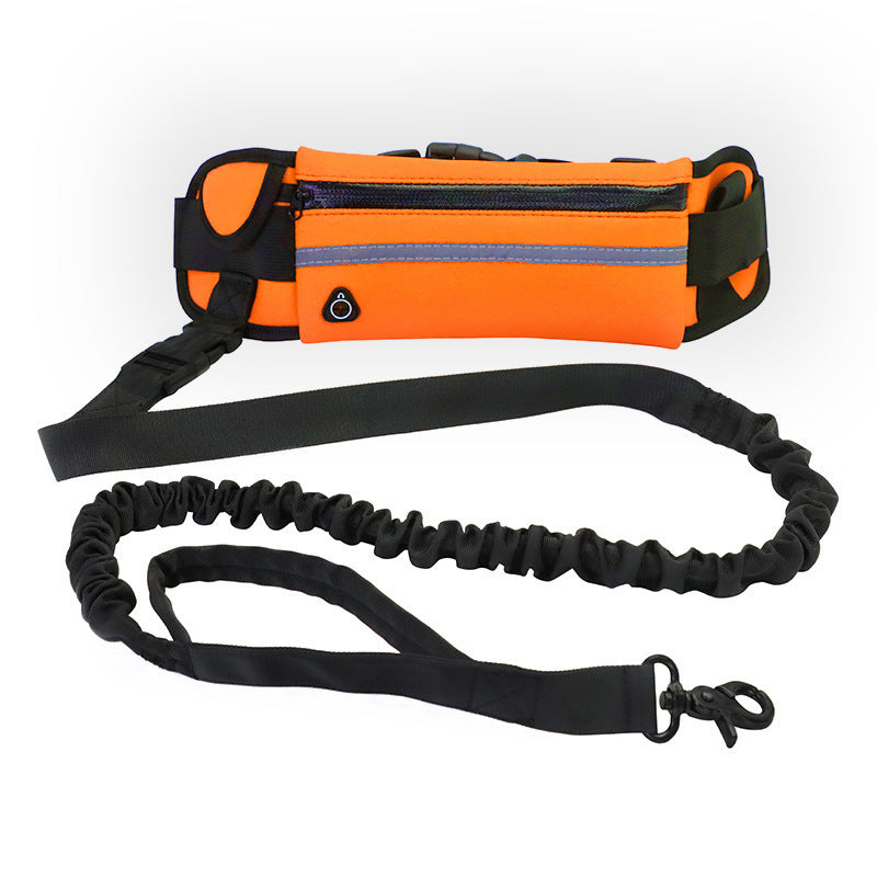 Hands Free Dog Leash Pet Walking and Training Belt with Shock Absorbing - Lucky 22 Products 