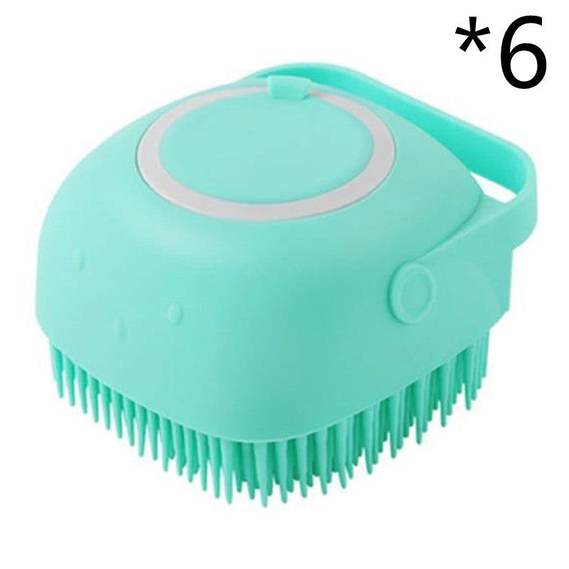 Silicone Dog Bath Massage Gloves Brush - Lucky 22 Products 