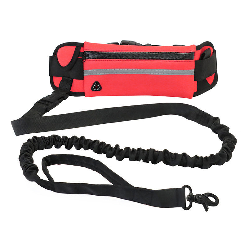 Hands Free Dog Leash Pet Walking and Training Belt with Shock Absorbing - Lucky 22 Products 