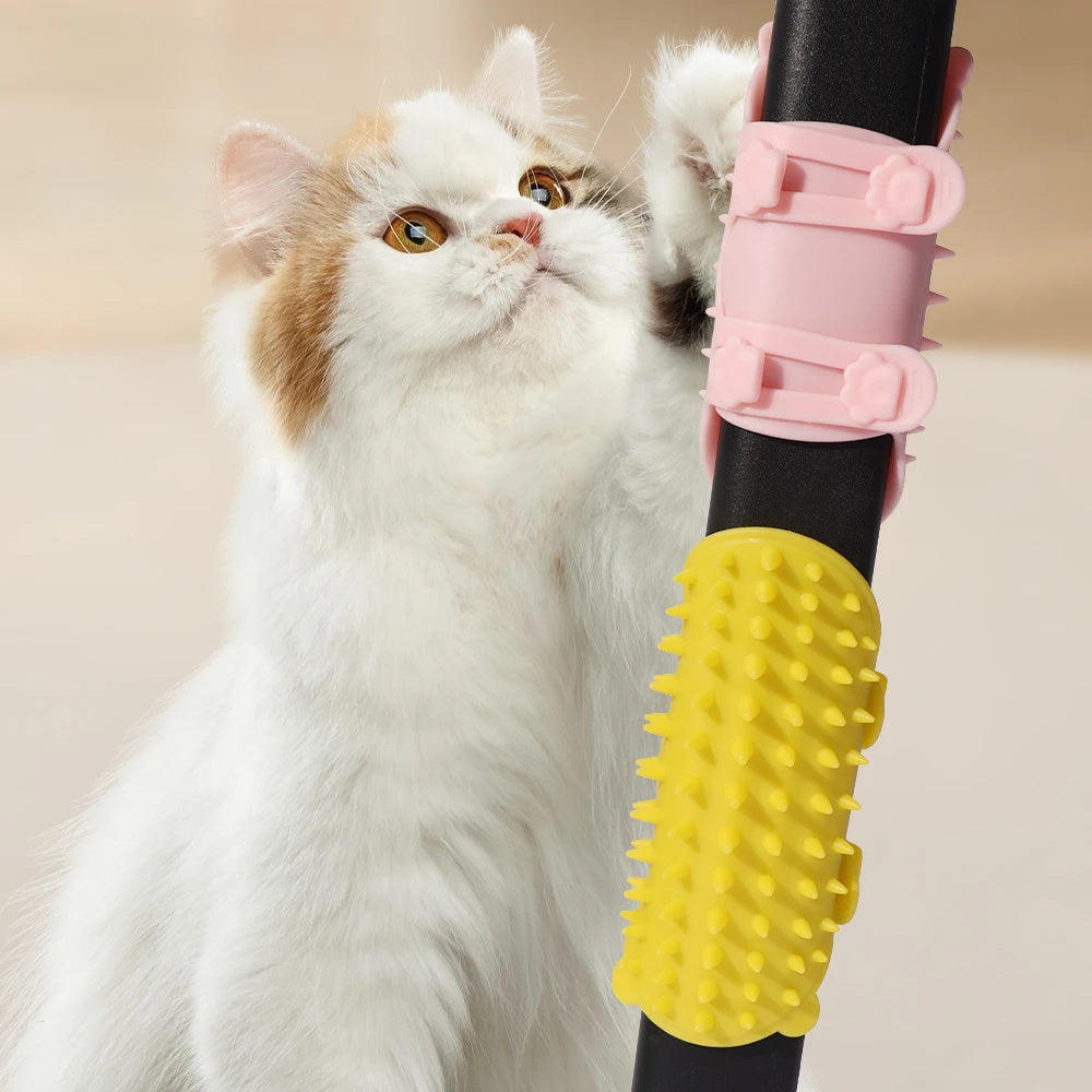 Pets Cat Hair Removal Massage Comb Cats Scratching Rubbing - Lucky 22 Products 